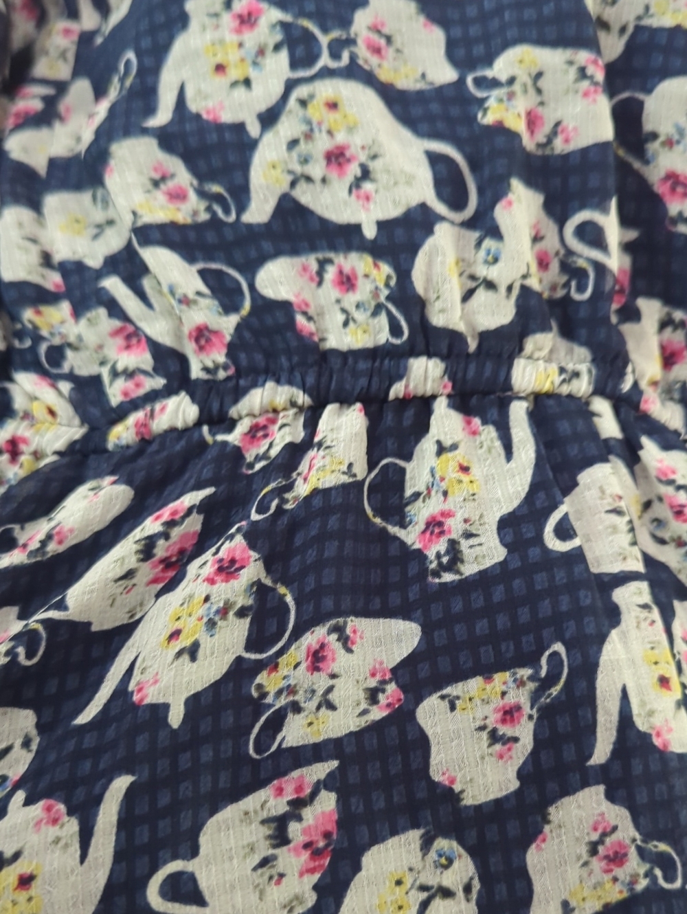 Disney Lauren Conrad Chiffon Alice In Wonderland Mad Hatter Tea Party Dress XXL - Picture 12 of 12